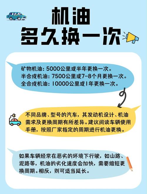 机油多久更换一次(车辆机油多久更换一次)